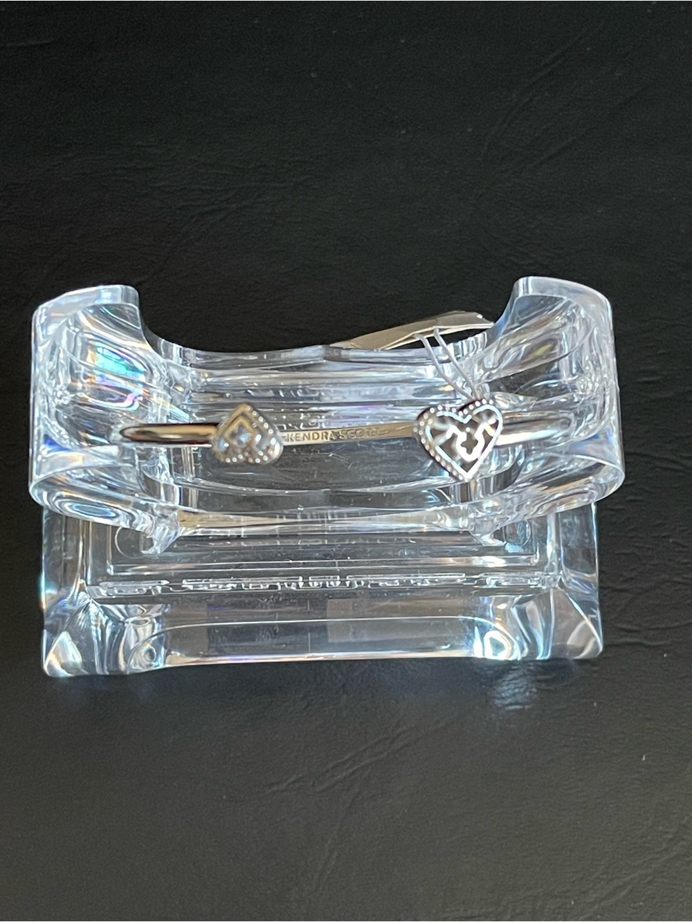 Kendra Scott open Bangle with heart accents. - Picture 6 of 7